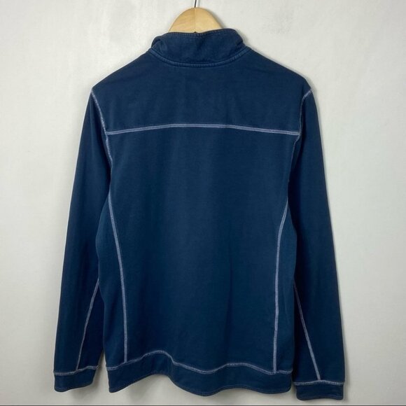 Tommy Bahama Tobago Bay‎ Blue Half Zip Sweatshirt Pullover Size Medium Sweater M - Picture 11 of 11